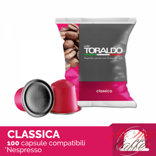 100 Capsule Nespresso Caffè Toraldo (MISCELA CLASSICA)