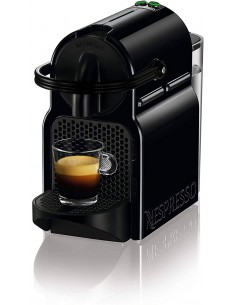Macchina da Caffè per Capsule Nespresso Essenza Mini Nera + 14 Capsule  Originali Nespresso