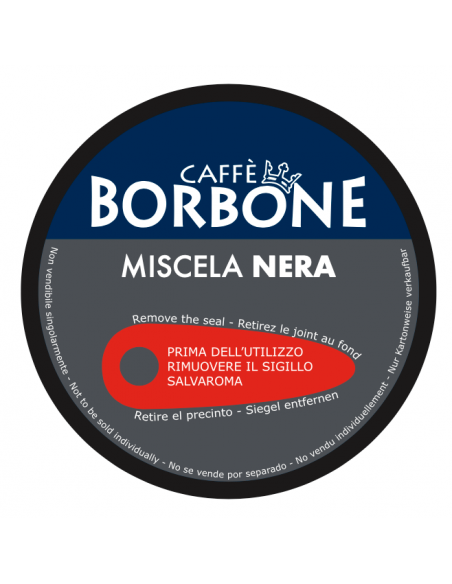 90 Capsule Compatibili Nescafè DolceGusto Caffè Borbone (MISCELA NERA)