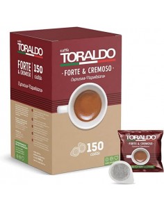 150 Cialde ESE 44mm Caffè Toraldo (MISCELA FORTE E CREMOSO)