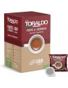 150 Cialde ESE 44mm Caffè Toraldo (MISCELA FORTE E CREMOSO)