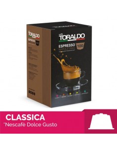 100 Capsule Compatibili DolceGusto Caffè Toraldo (MISCELA CLASSICA)
