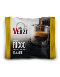 100 Capsule Compatibili Bialetti Caffè Verzì (MISCELA RICCO)